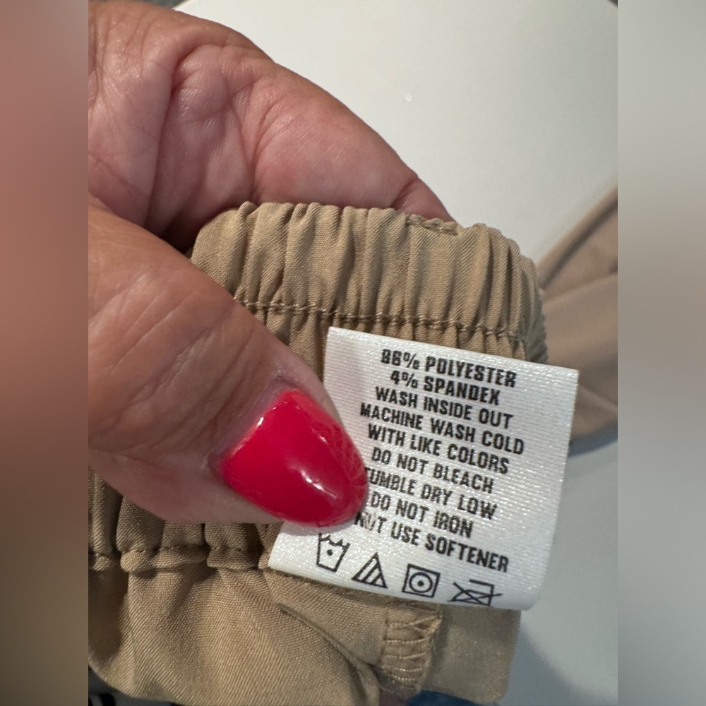 Zyia Wide Leg Khaki Pants, Size XL - Picture 11 of 11